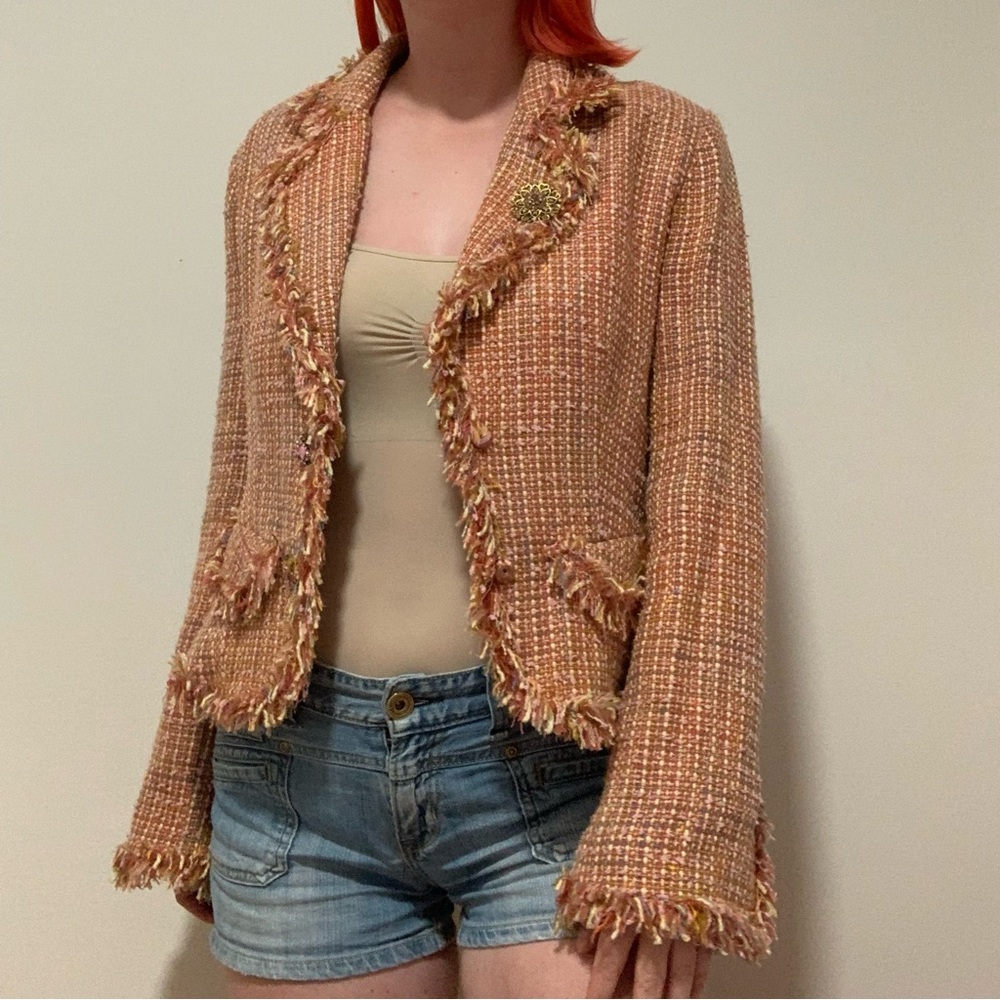 Y2K Funky Tweed Blazer